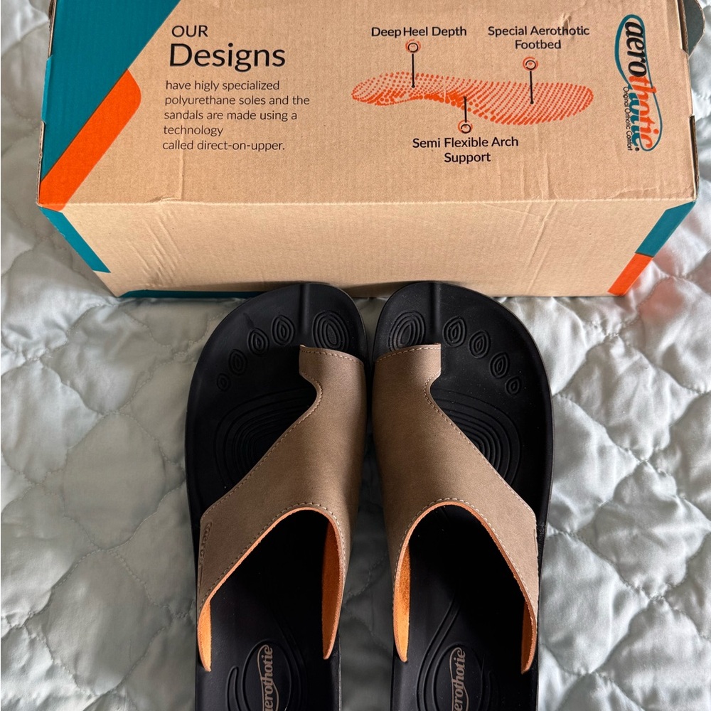 Aerothotic Women's Brown Sandals